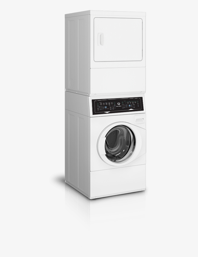 Stacked Washer Dryer Speed Queen Ltee5asp173tw01 Commercial Stack