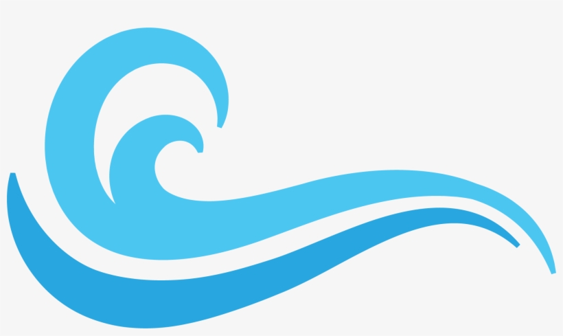 Logo Blue Wind Wave Sea Level Wave Symbol Png Free Transparent PNG