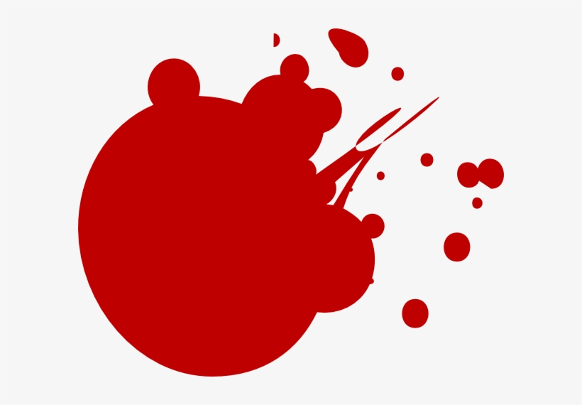 Red Dot Splat Clip Art At Clker Neon Paint Splatter Clip Art Free