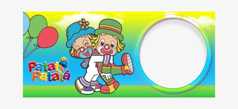 Estampa Caneca Infantil Moldura Patati Patata Png Free Transparent