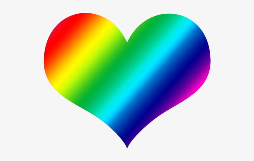 Rainbow Heart Png Corazones De Arcoiris Free Transparent PNG