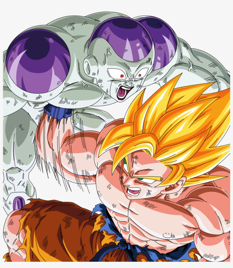 Goku Vs Frieza Dragon Ball Freezer Vs Goku Free Transparent PNG