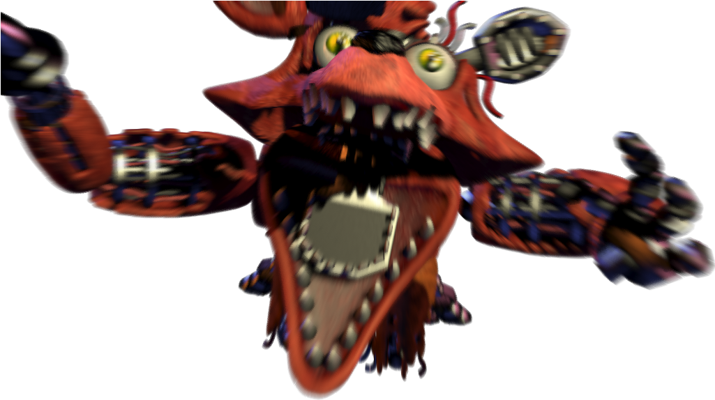 Five Nights At Freddy S 2 Png Fnaf Withered Foxy Jumpscare Free