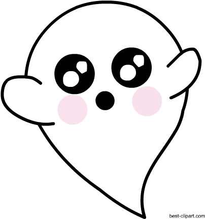 Super Cute Ghost Clip Art Free Cute Ghost Png Transparent Background Free Transparent PNG