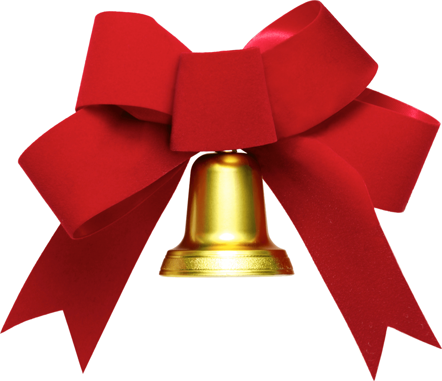 Ribbon Bow Bell Bell With Ribbon Transparent Free Transparent Png