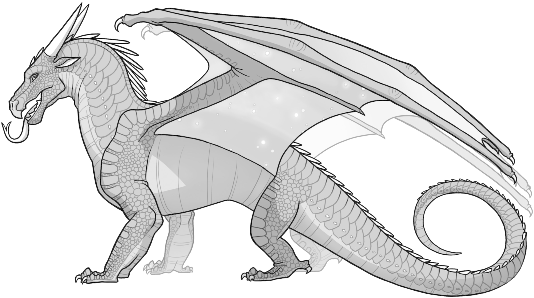 Wings Of Fire Coloring Book Nightwing Dragon Wings Png Pngegg Porn Sex Picture