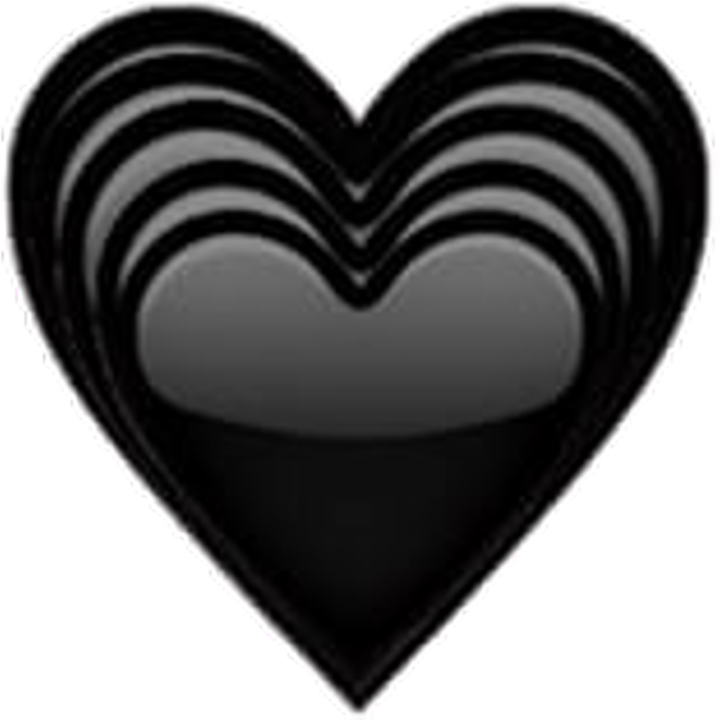 Black Heart Emoji Art Interesting Photography Decoratio Heart Free