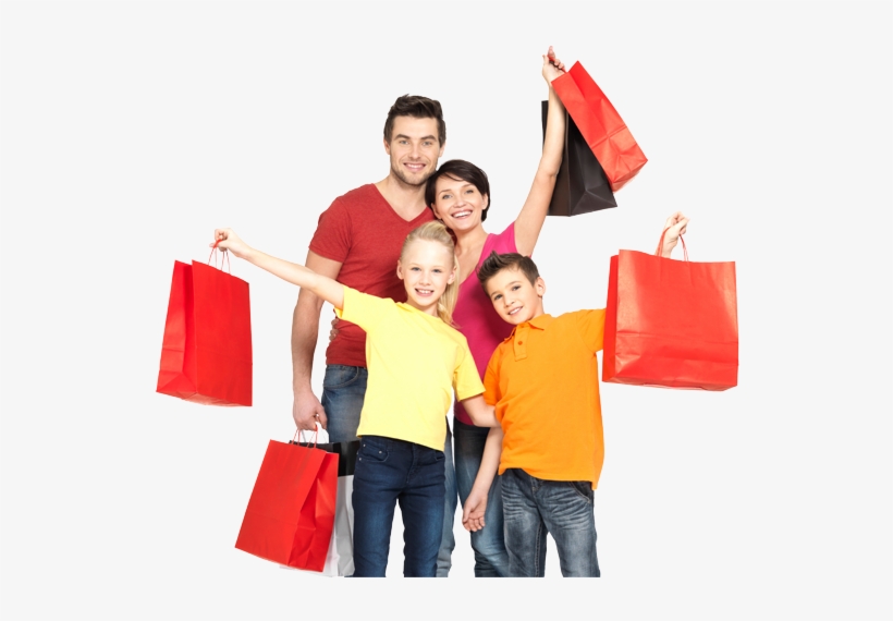 Shopping Download Png - Cloth Shopping With Family, transparent png #613