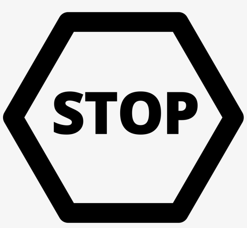Stop Sign - - Stop Sign Icon Png, transparent png #8077