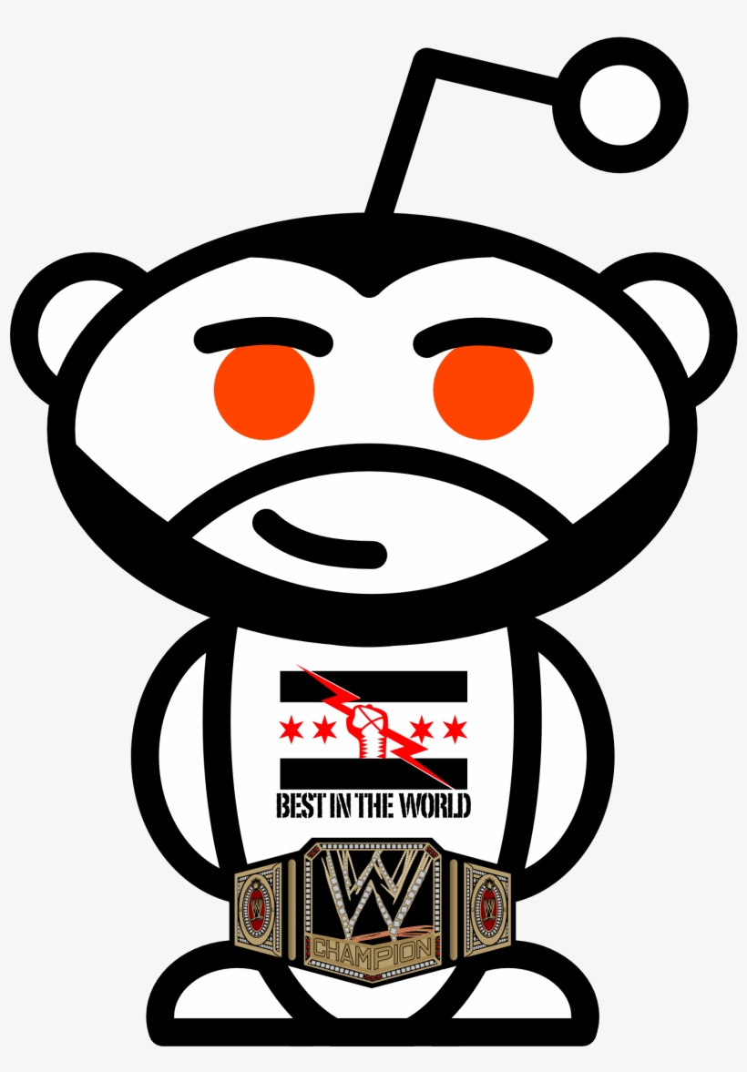 Cm Punk Reddit Logo Made For Arbitrary Day - Reddit Vs Facebook, transparent png #8703