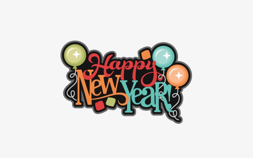 Holidays - Happy New Year Scrapbook Clipart, transparent png #17366