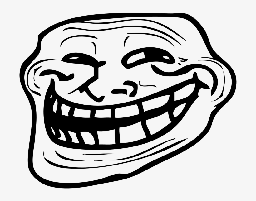 Trollface - Troll Face Png - Free Transparent PNG Download - PNGkey