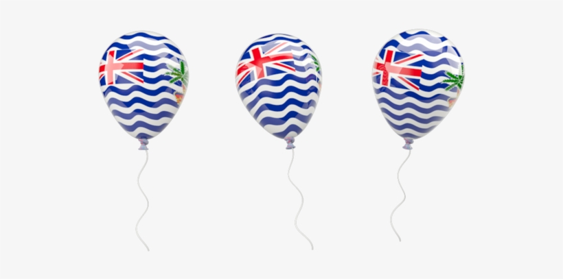 Illustration Of Flag Of British Indian Ocean Territory - Uk Flag Balloon Png, transparent png #1013299