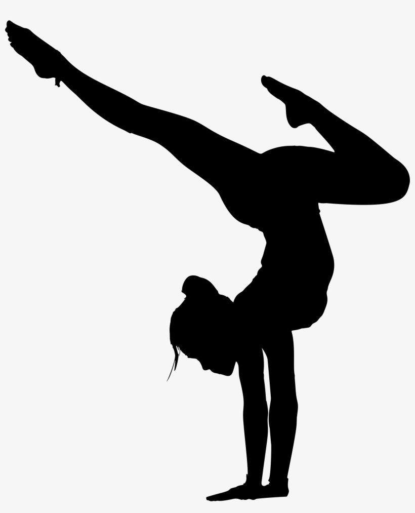Yoga Pose IV Greyscale Icon - IconBunny
