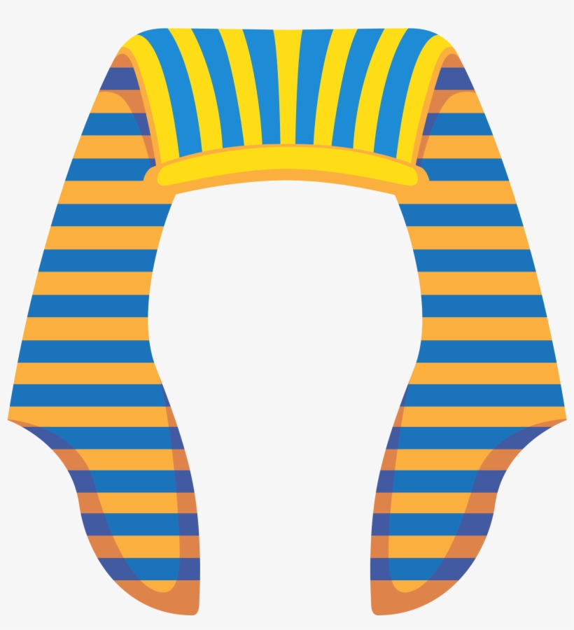 Pharaoh Headdress - Pharaoh Headdress Clipart, transparent png #1020924