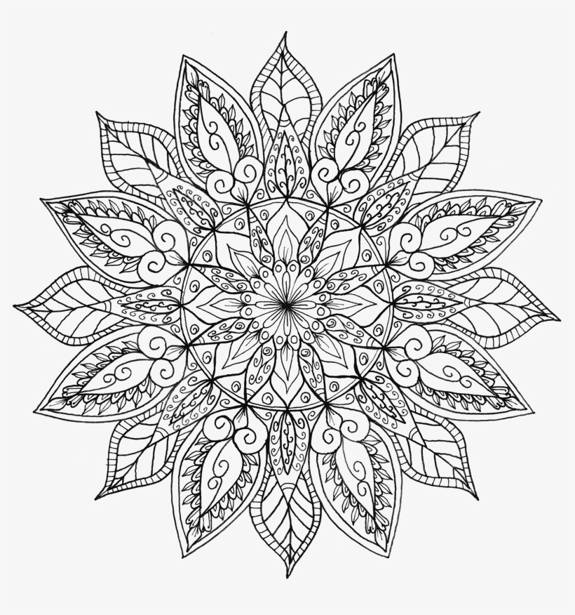 Download Mandala Png Pic - Floral Mandalas - Free Transparent PNG ...