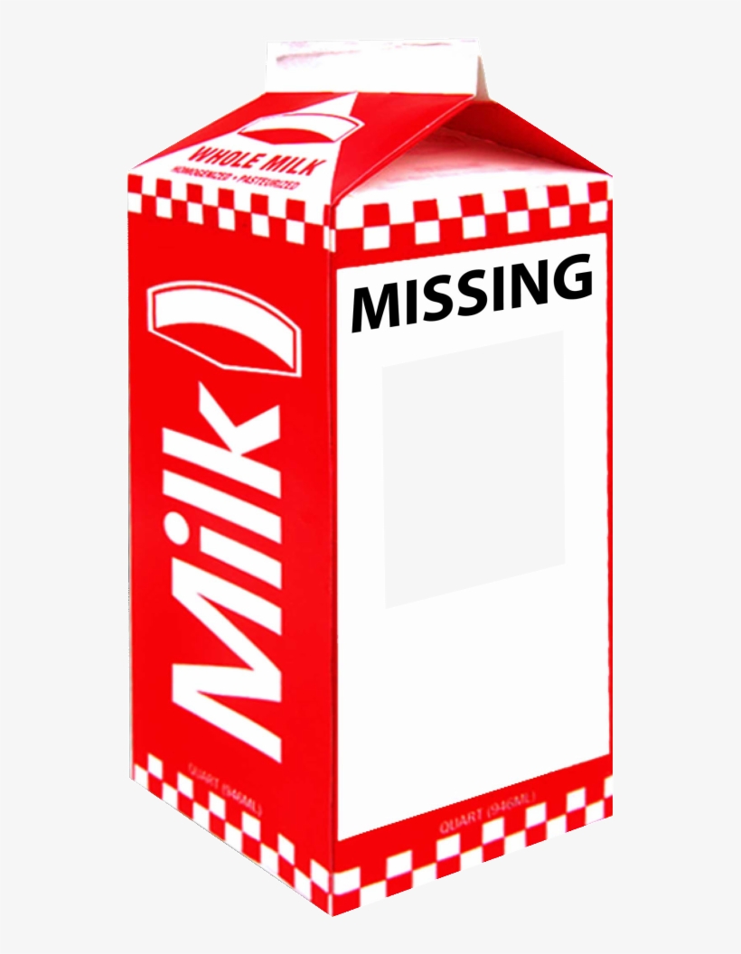 Missing Milk Carton Generator - Missing Milk Carton - Free Transparent