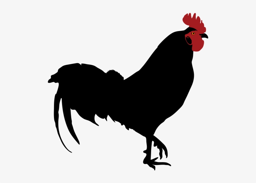 Rooster Silhouette - Rooster Silhouette Png - Free Transparent PNG ...