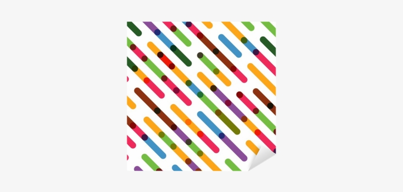 Flat Colorful Diagonal Lines - Colorful Diagonal Lines, transparent png #1040543