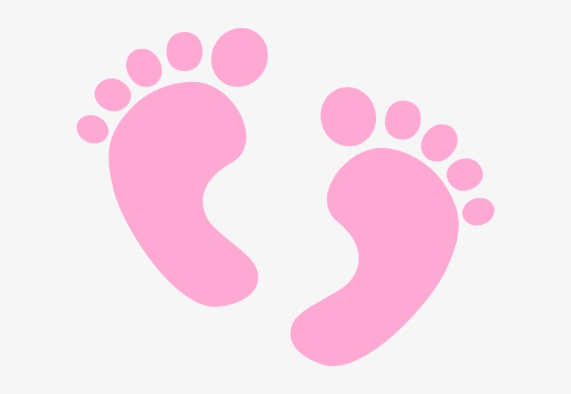 Pink Baby - Pink Baby Footprints Clipart - Free Transparent PNG ...
