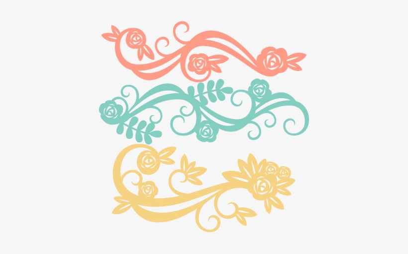 Download Flower Flourishes Svg Scrapbook Cut File Cute Clipart Cute Free Svg Flowers Files Free Transparent Png Download Pngkey