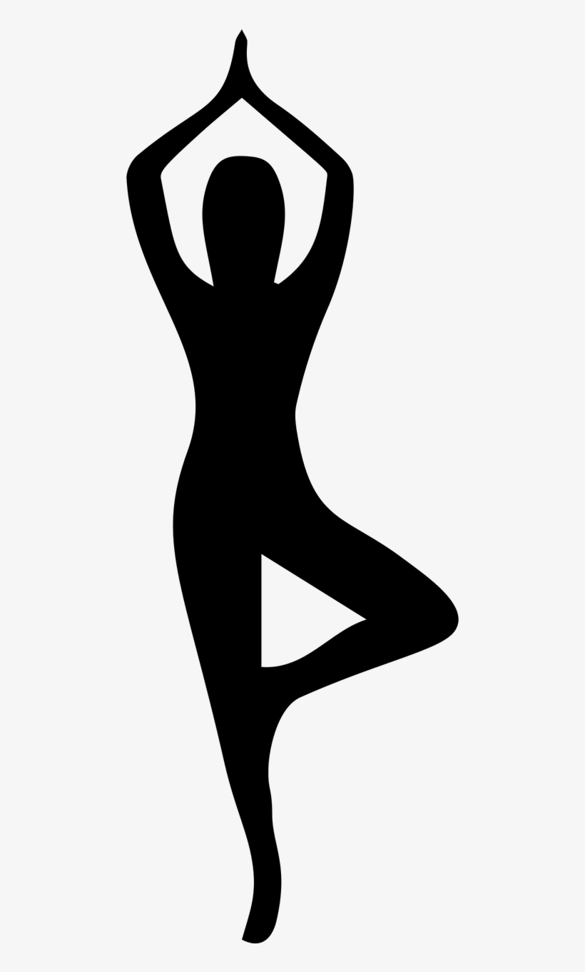Silhouette of Warrior II Yoga Pose transparent PNG - StickPNG