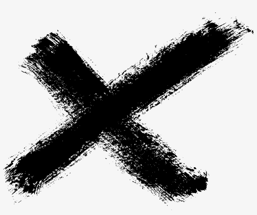 Brush Stroke Cross Png - Cross Brush Png - Free Transparent PNG ...