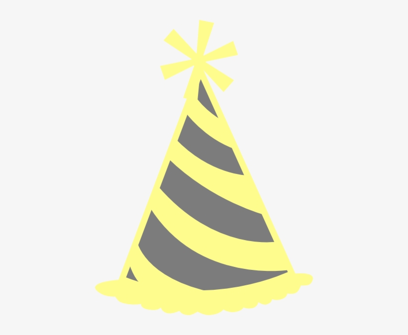 Yellow Gray Party Hat Clip Art Party Hat Png Yellow Free Transparent Png Download Pngkey - party hat roblox