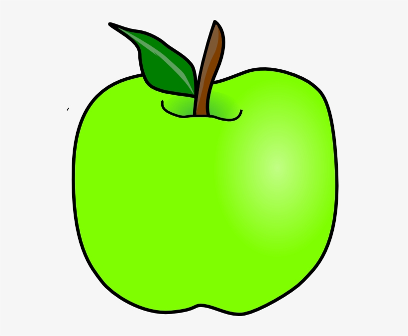 Green Delicious Apple Clip Art - Green Apple Clipart, transparent png #1095994