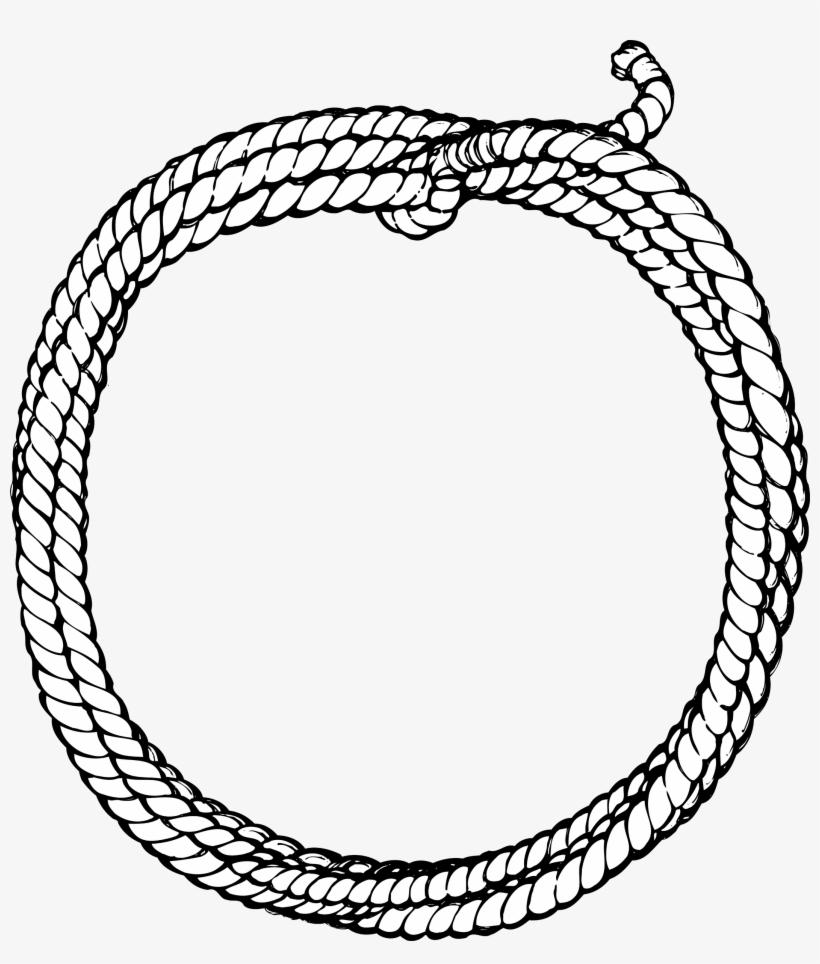 Rope Circle Png - Cowboy Rope Drawing Easy - Free Transparent PNG ...