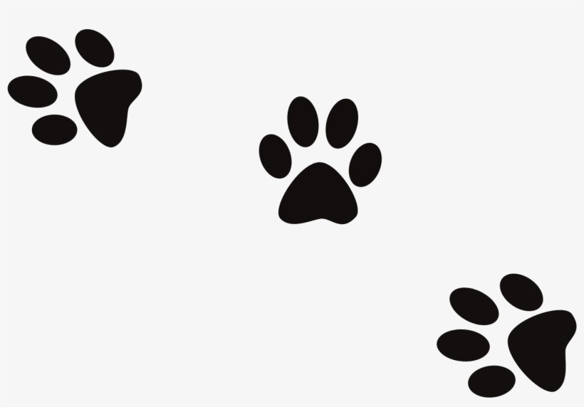 Dog Footprint Clip Art - Dog Prints Png, transparent png #110523