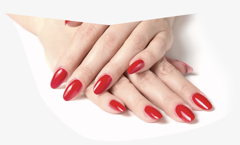 Beautiful Nails - Acrylic Nail Extension In Red, transparent png #1103096
