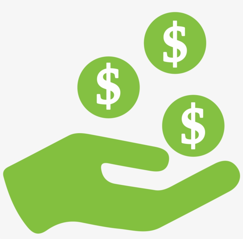 Hand With Coins - Financial Wellness Icon - Free Transparent PNG ...