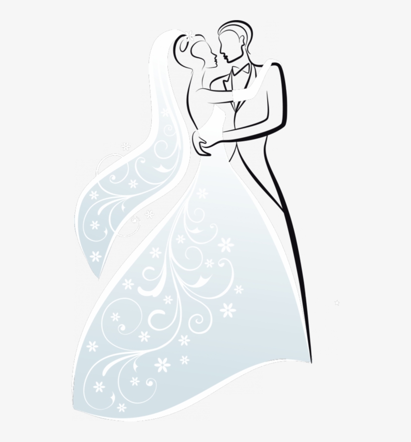 Download Bride And Groom Silhouettes Vintage Bride And Groom Silhouette Png Free Transparent Png Download Pngkey