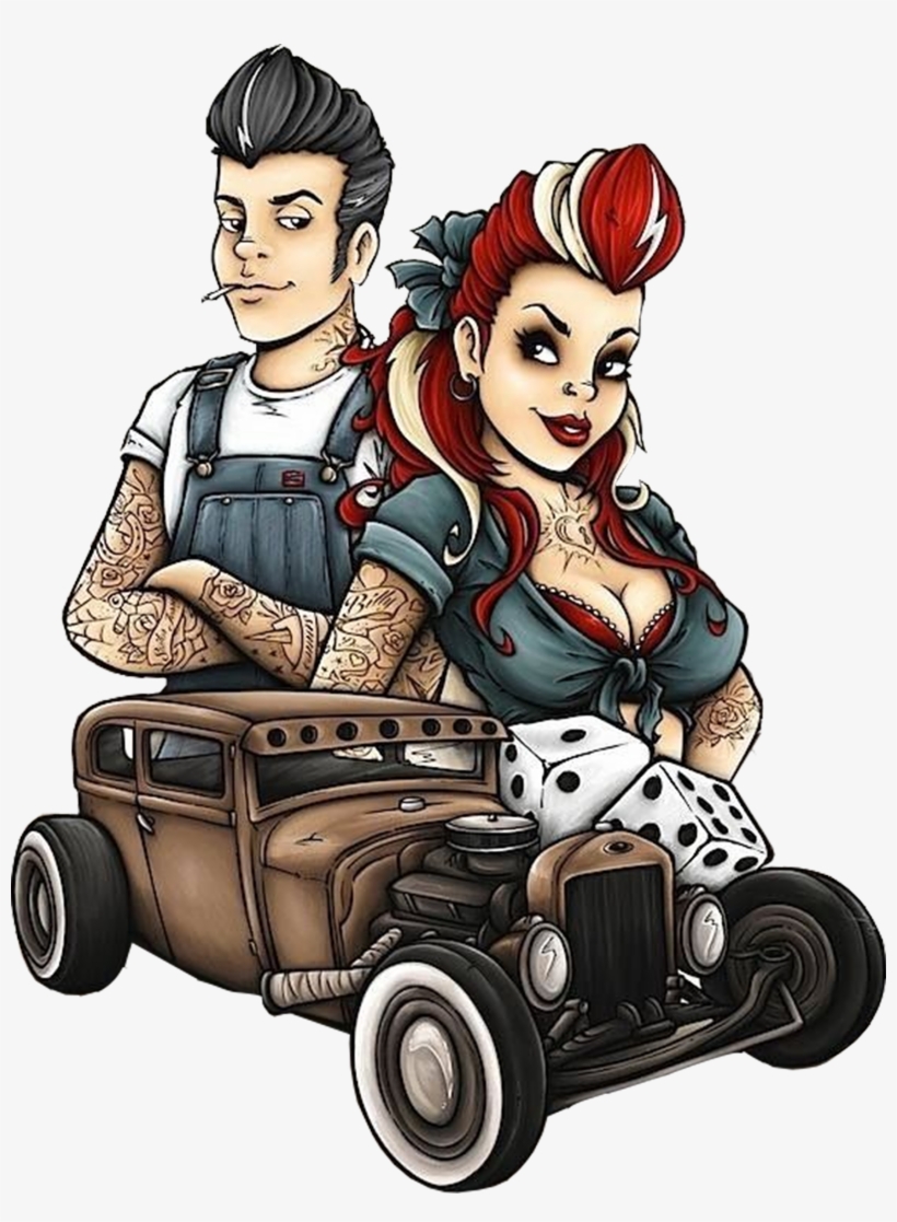 Rockabilly Pin - Free Transparent PNG Download - PNGkey