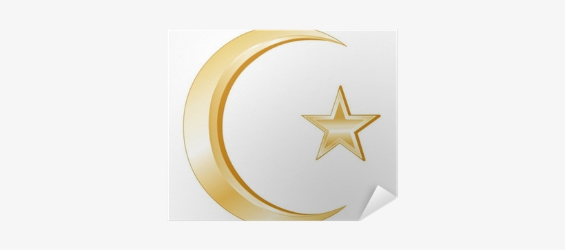 Islam Symbol Gold Crescent And Star Icons Of Islamic Islam Symbol Free Transparent Png Download Pngkey