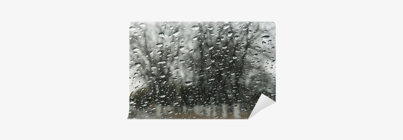 Drops On The Glass Window Texture Street Rain Wall Street Free Transparent Png Download Pngkey