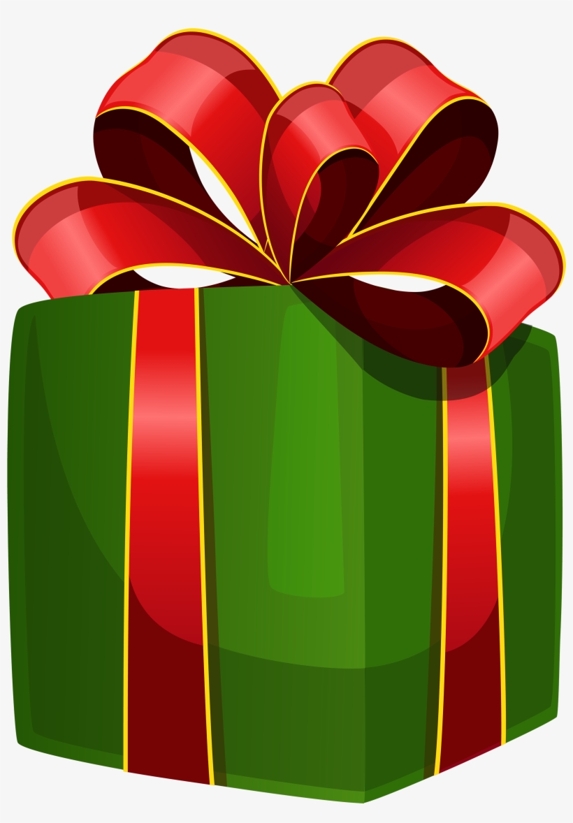 Green Gift Box Png Clipart - Gift Png Transparent Background - Free Transparent  PNG Download - PNGkey