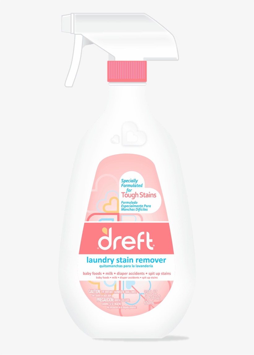 Dreft Laundry Stain Remover - Dreft Laundry Stain Remover - 650ml By Dreft, transparent png #1178522