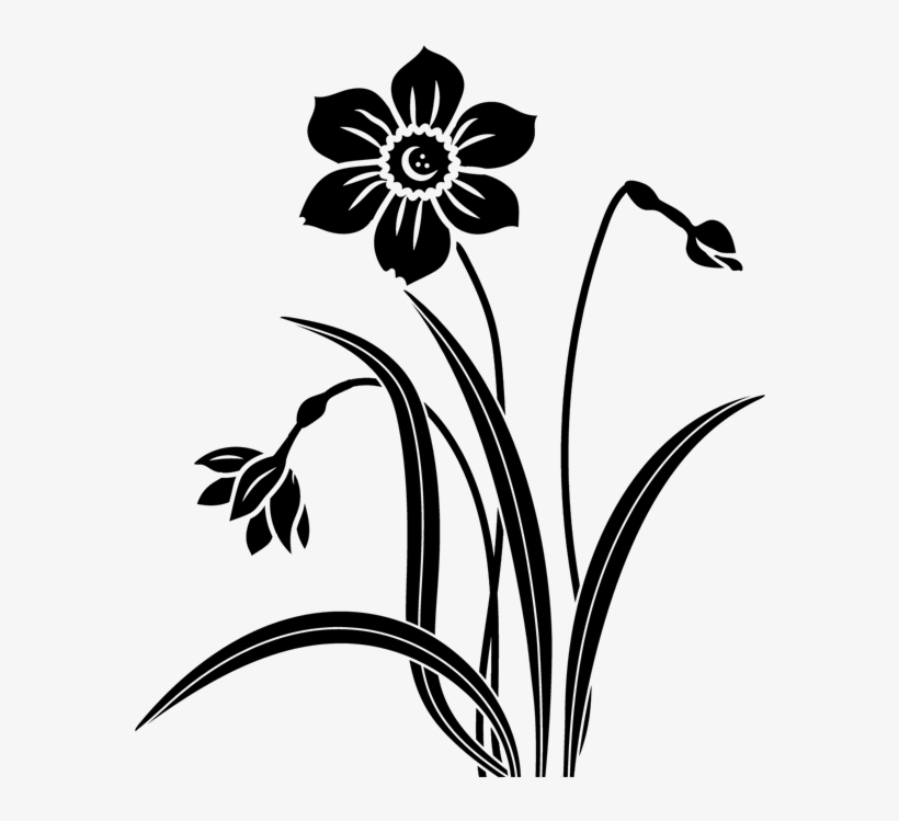 Download Svg Black And White Flowers Png Pinterest Flower Free Transparent Png Download Pngkey
