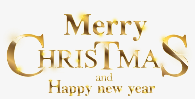 Merry Christmas And Happy New Year Transparent, transparent png #1181749