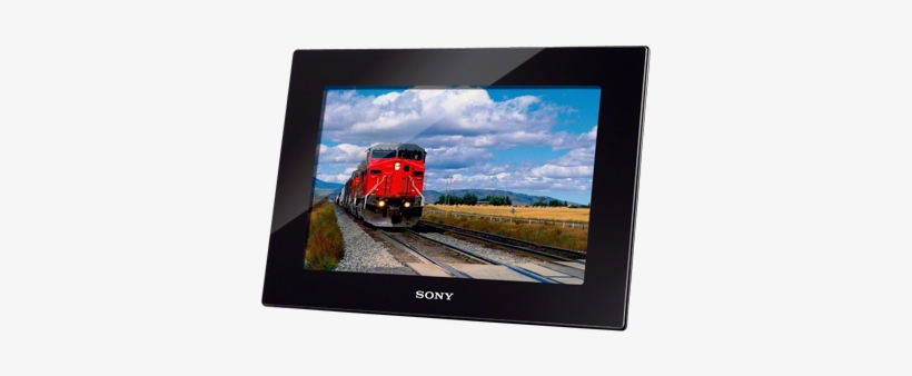 1" Black Digital Photo And Video Frame - Sony Dpf-hd1000/b - Digital Photo Frame - 10.1 In, transparent png #1185847