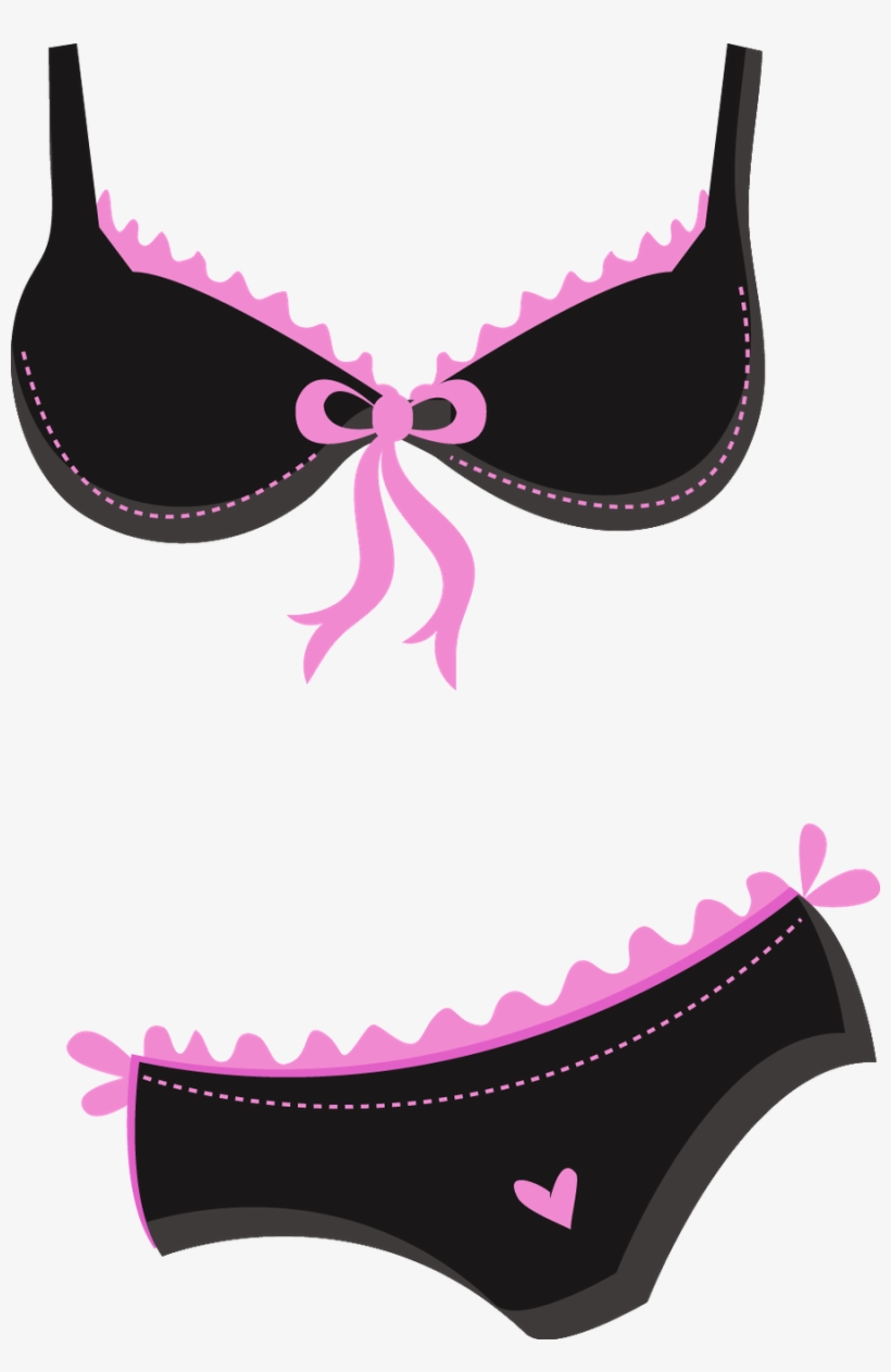 pink clip art bra - Clip Art Library