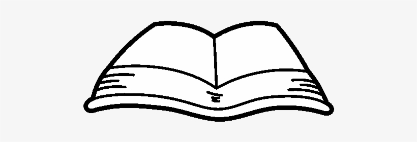 Dibujo de emoji de libro abierto para colorear