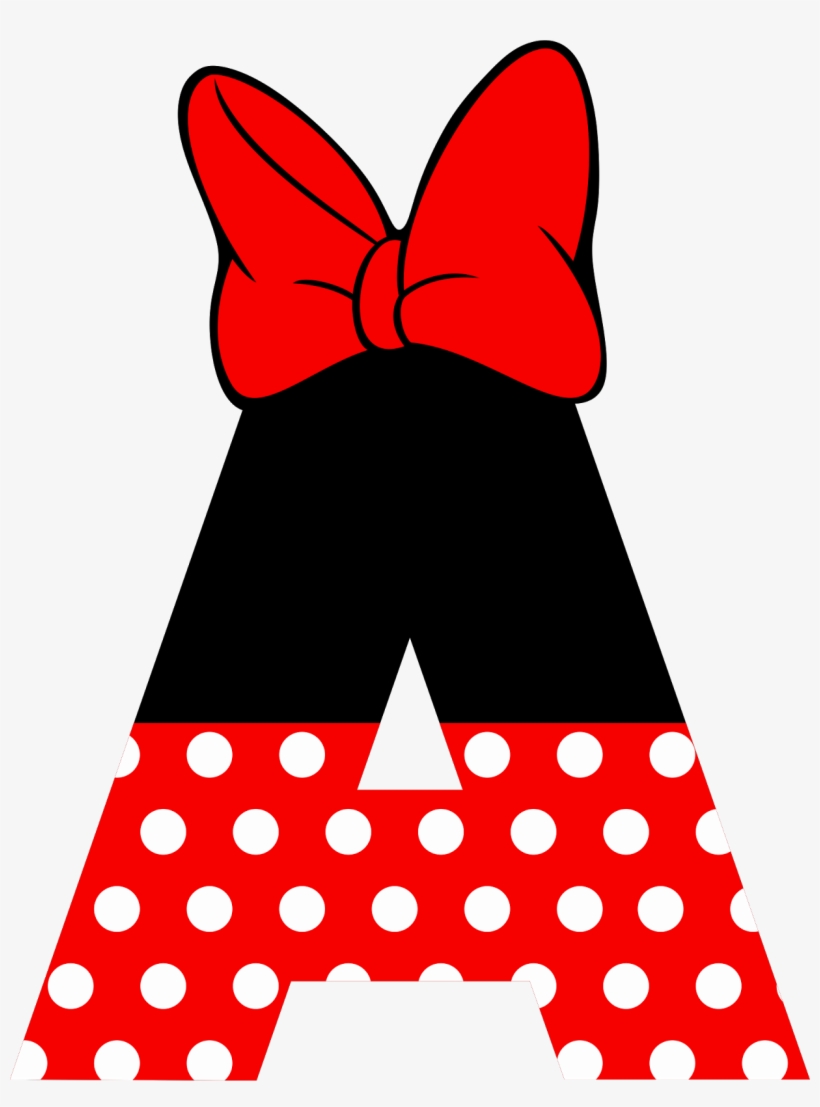 Red Minnie Mouse, Alphabet Photography, Birthday Parties, - Letras ...