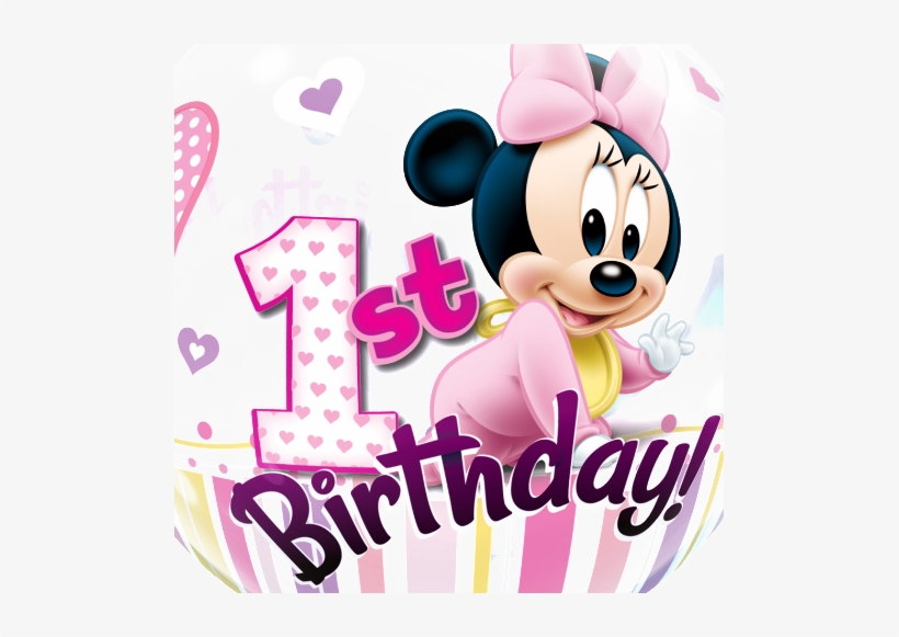 Free Baby Minnie Mouse 1st Birthday Clipart Minnie Mouse 1st
