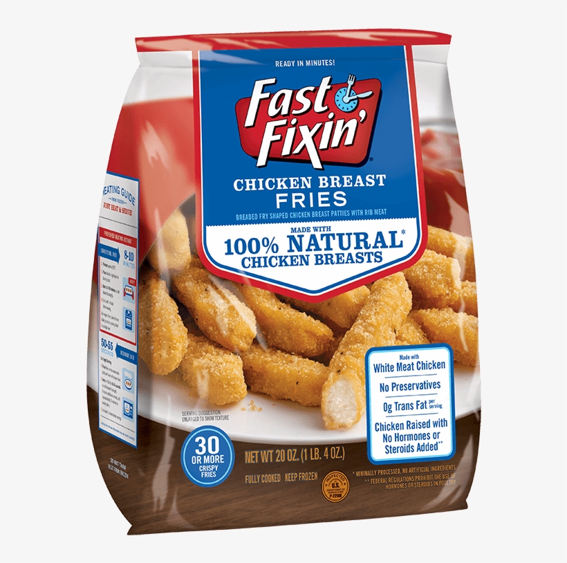 Chicken Breast Fries - Fast Fixin Chicken Fries, transparent png #1208768