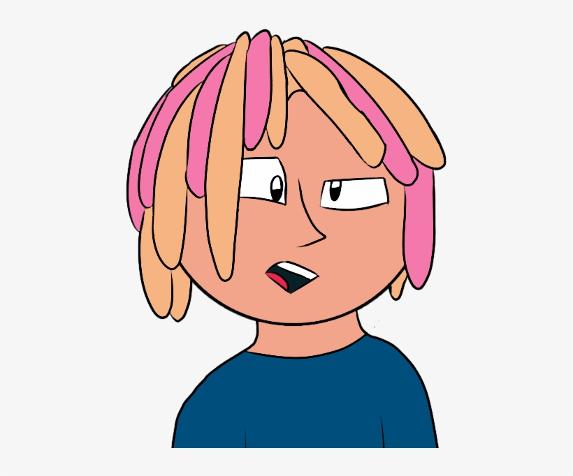 Lil Pump Hair Png - Lil Pump Cartoon Face - Free Transparent PNG ...