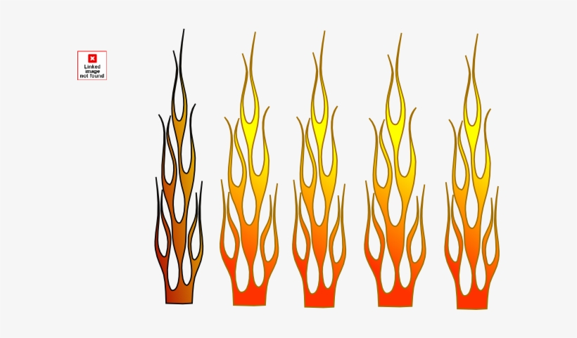 hot rod flames stencil