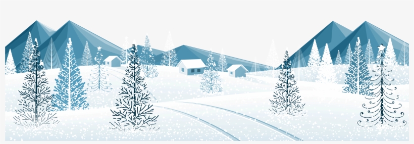 free winter scene clipart images